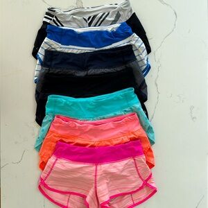 Lululemon speed short size 4. (7 pairs)